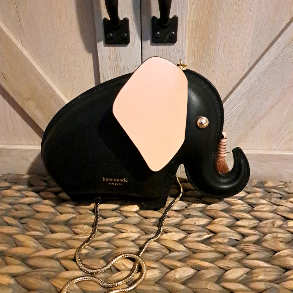 Kate spade black Elephant Crossbody